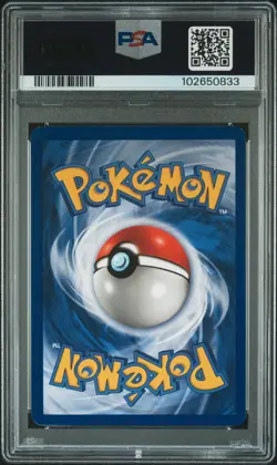 Ditto Holo 1st Edition PSA 8 1999 Pokemon Fossil #3 - Image 2