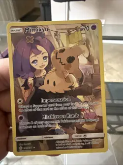 Pokemon Mimikyu Holo Secret Rare TCG Card 245/236 Cosmic Eclipse - Image 1