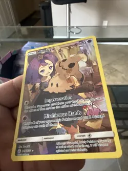 Pokemon Mimikyu Holo Secret Rare TCG Card 245/236 Cosmic Eclipse - Image 2