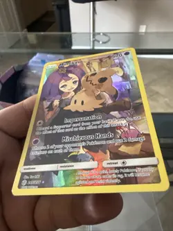Pokemon Mimikyu Holo Secret Rare TCG Card 245/236 Cosmic Eclipse - Image 3