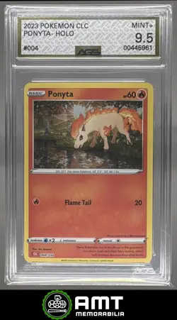 Ponyta Holo AGS 9.5 2023 Pokemon Classic Charizard & Ho Oh ex Deck #004/034 5961 - Image 1