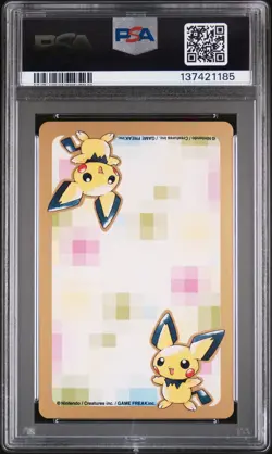 2000 POKEMON GOLD VERSION PART 2 PLAYING CARDS 5 OF HEARTS #224 OCTILLERY PSA 10 - Image 2