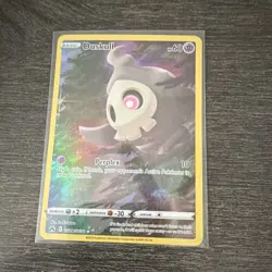 Pokemon Duskull GG28/GG70 Crown Zenith Galarian Gallery Ultra Rare Holo 60 HP - Image 1