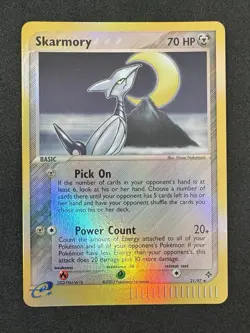 ◓Skarmory 21/97 Dragon 2003 - Pokemon TCG Reverse Holo Rare*NM◓ - Image 2