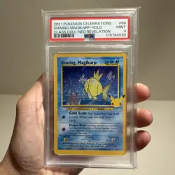 2021 Pokemon Celebrations Shining Magikarp Holo Classic Coll Neo #66 PSA 9 - Image 1