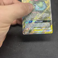 Pokemon Venusaur and Snivy GX SM 229 Full Art Tag Team Promo Card lp - Image 4