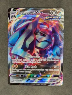 Metagross VMAX 113/198 Pokemon TCG Ultra Rare SWSH06: Chilling Reign Near Mint - Image 1