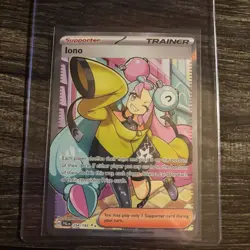 Pokemon Iono 254/193 Paldea Evolved Full Art Trainer NM - Image 1
