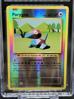 ✨CGC MINT 9✨PORYGON POKEMON XY EVOLUTIONS 71/108 REVERSE HOLO - Image 2
