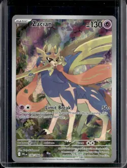 2025 Pokemon Phantasmal Flames Zacian Illustration Rare #100/094 - Image 1