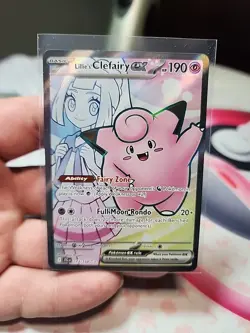 Pokemon TCG Lillie's Clefairy ex #173/159 Sv09: Journey Together Holo - Image 1