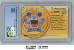 2003 Pokemon Topps Advanced Silver Foil Loudred CGC 9 #50 - Image 2