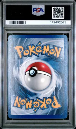 2001 POKEMON PROMO BLACK STAR POKEMON LEAGUE #35 PICHU-REVERSE FOIL PSA 8 - Image 2