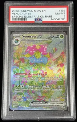2023: Pokemon 151 Venusaur ex (Special Illustration Rare) SIR #198 PSA 8!!🔥💎 - Image 1