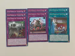 Yugioh Ancient Warriors Deck Ambitious Cao De Graceful Zhou Gong - Free Pack - Image 5