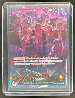 2024 One Piece Emperors in the New World Shanks Leader #OP09-001 - Image 1