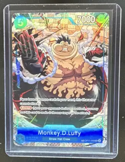 2025 One Piece A Fist of Divine Speed Monkey.D.Luffy Uncommon #OP11-058 - Image 1