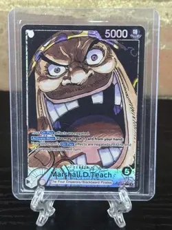 Marshall.D. Teach OP09-081 Leader ALT ART One Piece Emperors in the New World - Image 1