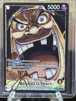 Marshall.D. Teach OP09-081 Leader ALT ART One Piece Emperors in the New World - Image 2