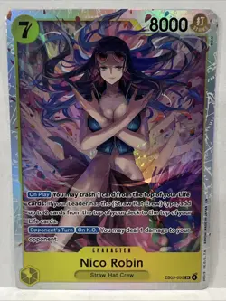 Nico Robin (055) EB03-055 Extra Booster: One Piece Heroines Edition Foil SR - Image 1