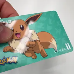 Official Limited Edition EB Games EB World Eevee Pokemon Level 2 Membership Card - Image 4