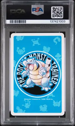 1998 POKEMON BLUE VERSION PLAYING CARDS 5 OF SPADES #089 MUK PSA 10 - Image 2