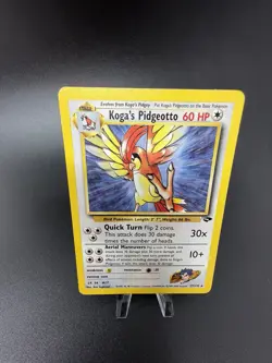 Koga's Pidgeotto - 27/132 Gym Challenge - Pokemon TCG - 2000 MP - Image 1