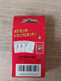 1996 Japanese Pokemon Poker Playing Cards Deck Sealed Red Charizard Set - Image 2