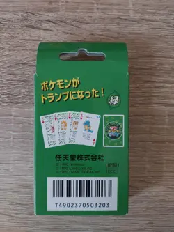 1996 Japanese Pokemon Poker Playing Cards Deck Sealed Green Venusaur Set - Image 3