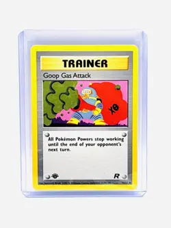 Pokemon 1st Ed Goop Gas Attack Common Team Rocket 78/82 NM/EX - Image 1