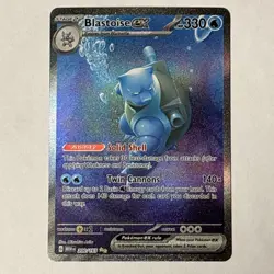 2023 Pokemon Scarlet & Violet 151 MEW RARE Illustration #200 Blastoise HOLO SIR - Image 1
