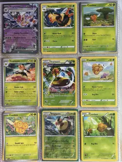 Pokemon Card Species Set Lot - 9x Unique Cards / Combee Family - Image 1