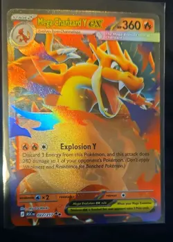 Mega Charizard Y ex 022/217 Ascended Heroes English Pokemon TCG NM - Image 1