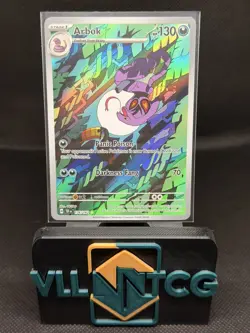 Arbok Illustration Rare Holo - 176/162 - Temporal Forces Pokemon 2024 - Image 1