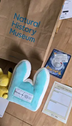 🌎📦 Pokemon x Natural History Museum Jumbo Promo Card Plush Ecology Book Bundle - Image 4