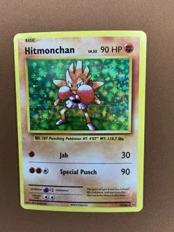Pokemon Hitmonchan XY Evolutions Holo Rare 62/108 2016 - Image 1