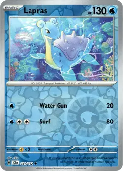 Lapras 31/142 Reverse Holo | Stellar Crown | Pokemon Card - Image 1