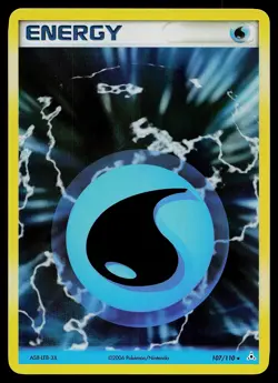 Pokemon Card - Water Energy Holon Phantoms 107/110 Holo Rare - Image 1