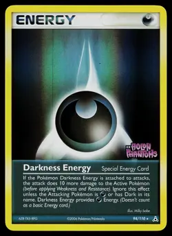 Pokemon Card - Darkness Energy Holon Phantoms 94/110 Rare Reverse Holo Stamped - Image 1