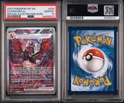 Pokemon TCG Charizard EX Paldean Fates Sir 234/091 PSA 10 - Image 3