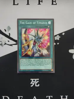 Yu-Gi-Oh! The Gaze of Timaeus Secret Rare MZMU-EN015 Maze of Muertos - Image 1