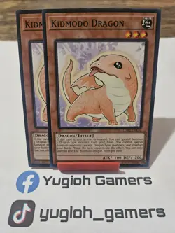 Yu-Gi-Oh Kidmodo Dragon X2 LDK2 Unlimited Common Light Played - Image 1
