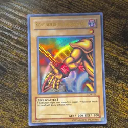 Yu-Gi-Oh! Right Arm of the Forbidden One Legend of Blue Eyes Holo LOB-122 Spell… - Image 1