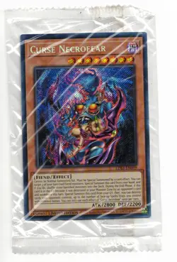 Yu-Gi-Oh Card: Curse Necrofear LDS3-EN009 Secret Rare Limited Edition SEALED! - Image 1