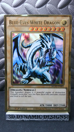 | Yugioh Blue-Eyes White Dragon MGED-EN001 1st Maximum Gold El Dorado NM- 🔥 | - Image 1