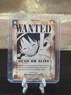 Monkey.D.Luffy (118) (Wanted Poster) OP13-118 Carrying On His Will Foil - Image 2