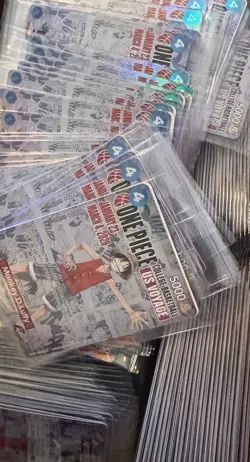 One Piece Monkey D. Luffy U.S College Basketball Card IN HAND - Image 1