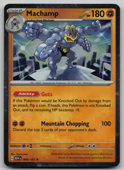 Machamp (Cosmos Holo) Rare Miscellaneous Cards & Products 068/165 NM - Image 1