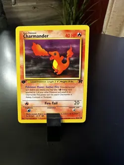 Charmander 50/82 1st Edition Team Rocket Non Holo Pokemon Card - Image 1