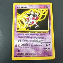 Mr. Mime - 27/130 - Pokemon Base Set 2 Rare Card WOTC - Image 1